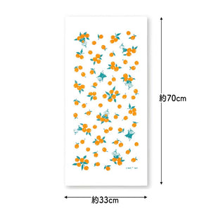 Dishcloth Moomin Kitchen Cloth Little My & Orange White Approx. 33 x 70cm