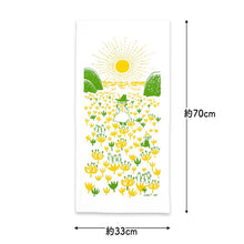 Load image into Gallery viewer, Dishcloth Moomin Kitchen Cloth Harmonica White Approx. 33 x 70cm
