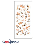 Dishcloth Moomin Kitchen Cloth Little My & Nuts White Approx. 33 x 70cm