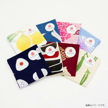 Load image into Gallery viewer, Handkerchief kenema dyed handkerchief rice ball navy approx. 44 x 44 cm
