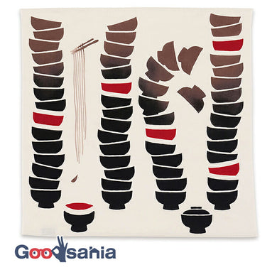 Handkerchief Kenema Chudyed Handkerchief Wanko Soba Beige Approx. 44 x 44 cm