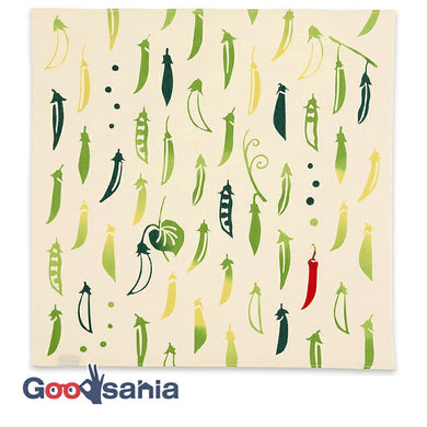 Handkerchief kenema dyed handkerchief pea ivory approx. 44 x 44 cm