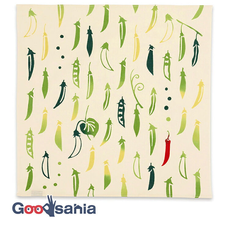 Handkerchief kenema dyed handkerchief pea ivory approx. 44 x 44 cm