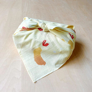 Handkerchief kenema dyed handkerchief fried shrimp approx. 44 x 44 cm