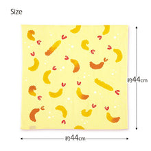 Cargar imagen en el visor de la galería, Handkerchief kenema dyed handkerchief fried shrimp approx. 44 x 44 cm
