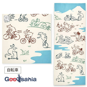 Tenugui kenema Chudyed Tenugui Bicycle Approx. 35cm x 90cm