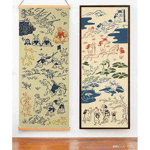 Kenema Tenugui Tenugui Climbing Beige Approx. 33 x 90cm