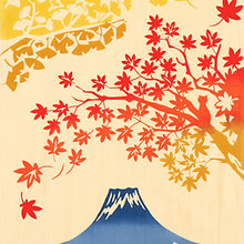 Load image into Gallery viewer, Tenugui kenema dyed tenugui Fujimi autumn leaves approx. 35 x 90 cm
