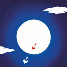 Cargar imagen en el visor de la galería, Tenugui Chudyed Tenugui Moomin Romance Navy Approx. 33 x 90cm
