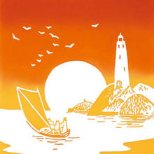 Laden Sie das Bild in den Galerie-Viewer, Moomin Tenugui Tenugui Sunset Orange Approx. 33 x 90cm
