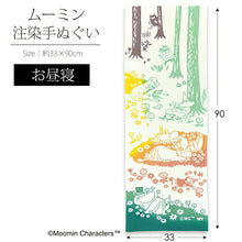 Load image into Gallery viewer, Moomin Tenugui Tenugui Nap White Approx. 33 x 90cm
