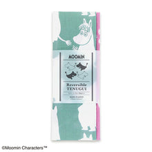 Load image into Gallery viewer, Tenugui Moomin Reversible tenugui Moomin &amp; Snoke&#39;s uncle Approx. 33 x 90 cm

