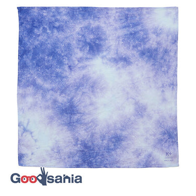 Handkerchief kenema+ tube-dyed handkerchief purple approx. 45 x 45 cm