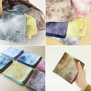 Handkerchief kenema+ tube-dyed handkerchief old rose approx. 45 x 45 cm