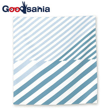Cargar imagen en el visor de la galería, Furoshiki Small Furoshiki kenema+ Blind Striped Blue Approx. 50 x 50cm
