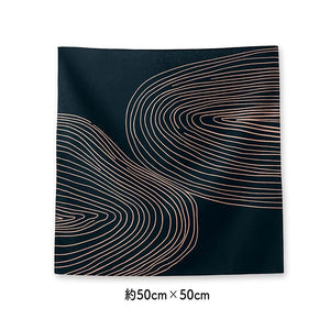 Furoshiki kenema+ Small Furoshiki fabric (Fabric) Black Approx. 50 x 50cm