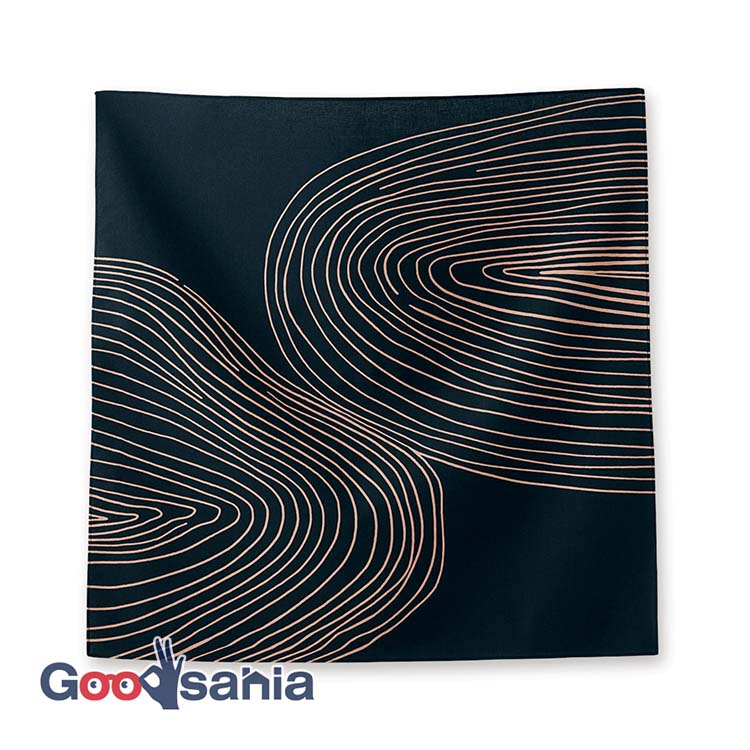 Furoshiki kenema+ Small Furoshiki fabric (Fabric) Black Approx. 50 x 50cm