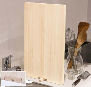 Cutting Board Natural M Hinoki with Stand Made in Japan
