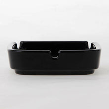 Load image into Gallery viewer, Toyo Sasaki Glass Ashtray Noir Approx. 9.6 x 9.6 x H2.5cm Made in Japan Black 44007BK (Glass Ashtray, Tabletop Ashtray, Stylish, Simple, Black, Handmade Glass Ashtray, Stackable)
