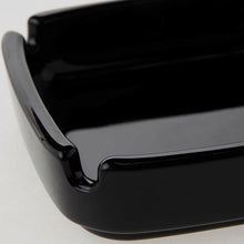 Load image into Gallery viewer, Toyo Sasaki Glass Ashtray Noir Approx. 9.6 x 9.6 x H2.5cm Made in Japan Black 44007BK (Glass Ashtray, Tabletop Ashtray, Stylish, Simple, Black, Handmade Glass Ashtray, Stackable)
