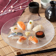 Load image into Gallery viewer, Toyo Sasaki Glass Nagisa Serving Plate, approx. φ28.5 x H3.7cm, Made in Japan, 46212 (Plate, Glass Plate, Serving Plate, Large Plate, Round Plate, Dinner Plate, Serving Plate)
