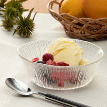 Load image into Gallery viewer, Toyo Sasaki Glass Nagisa Small Dessert Bowl, approx. φ12 x H4.5cm, Made in Japan, 46232 (Dessert bowl, glass small bowl, glass bowl, glass bowl, bowl, dessert cup, salad bowl, fruit bowl)
