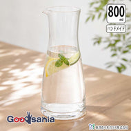 Toyo Sasaki Glass Water Pitcher Carafe Large 800ml Made in Japan 61203 (Water Pitcher Carafe Decanter Pitcher Jug Glass Pot Glass Pitcher Water Pitcher Water Carafe Glass Jug)