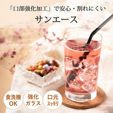 Load image into Gallery viewer, Toyo Sasaki Glass Glass Sun Ace Tumbler 260ml Made in Japan Dishwasher Safe 08208HS (Glass Cup Cup Drink Glass Glass Tableware Tableware Tableware Kitchenware for Guests, Daily Use, Home Use, Commercial Use)
