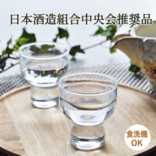 Load image into Gallery viewer, Toyo Sasaki Glass Cold Sake Glass, Recommended by the Japan Sake Brewers Association, 70ml, Made in Japan, Dishwasher Safe, J-00301 (Sake Glass, Sake Cup, Sake Glass, Cold Sake, Evening Drink, Home Drinking, Entertaining, Party)
