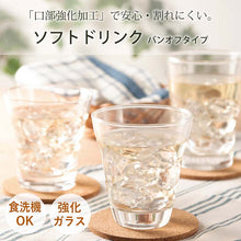 Load image into Gallery viewer, Toyo Sasaki Glass Soft Drink Tumbler, 220ml, Made in Japan, Dishwasher Safe, B-05124HS (Cup, Glass, Tumbler, Drink Glass, Soft Drink Glass)

