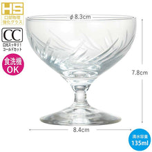 Load image into Gallery viewer, Toyo Sasaki Glass Sorbet Glass, 135ml, Made in Japan, Dishwasher Safe, 30G67HS-E101 (Dessert Glass, Parfait Glass, Ice Cream Glass, Ice Glass, Dessert Cup, Glass Cup, Glass)
