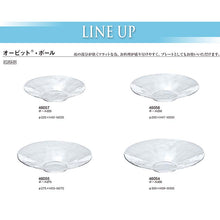 Load image into Gallery viewer, Toyo Sasaki Orbit Bowl 300, approx. φ30 x H5.9cm, Made in Japan, 46054 (Glass bowl, glass dish, plate, glass plate, serving bowl, serving dish, large plate, deep plate, round plate, circular rim bowl)
