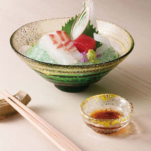 Load image into Gallery viewer, Toyo Sasaki Glass Small Bowl, Gold Leaf Bowl, Approx. φ6 x 2.5cm, Made in Japan, Deep Blue, 43240G-SHB (Glass small bowl, bowl, condiment dish, small bowl, small dish, bowl, glass bowl, Japanese tableware, plate, small plate, small dish, glass tableware, condiment dish, condiment dish, soy sauce dish)
