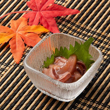 Load image into Gallery viewer, Toyo Sasaki Glass Small Bowls, Nagisa Square Bean Bowls, approx. 7.2 x 7.2 x H4cm, Set of 6, Made in Japan, 46224 (Glass small bowls, bean bowls, square small bowls, square bowls, glass bowls, glass bowls, small dishes, condiment dishes, condiment bowls, appetizer bowls, appetizer plates, side dish bowls, snack bowls, appetizer plates)

