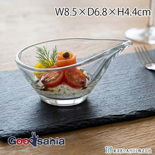将图片加载到图库查看器，Toyo Sasaki Glass Small Bowl, Flower Decoration Amuse-Bouche Cup, Approx. 8.5 x 6.8 x 4.4 cm, Made in Japan, Dishwasher Safe, P-20303 (Glass Small Bowl, Glass Cup, Mini Cup, Small Plate, Glass Dish, Dessert Cup, Sauce Dish, Dip Dish, Appetizer)
