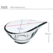 将图片加载到图库查看器，Toyo Sasaki Glass Small Bowl, Flower Decoration Amuse-Bouche Cup, Approx. 8.5 x 6.8 x 4.4 cm, Made in Japan, Dishwasher Safe, P-20303 (Glass Small Bowl, Glass Cup, Mini Cup, Small Plate, Glass Dish, Dessert Cup, Sauce Dish, Dip Dish, Appetizer)
