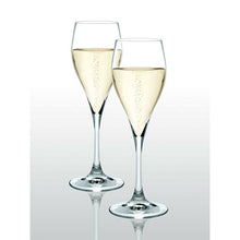 Load image into Gallery viewer, Toyo Sasaki Glass Champagne Glass Collection, 205ml, with Champagne Foaming Function, Made in Japan, Dishwasher Safe, 30M70CS-L001 (Flute Glass, Champagne Glass)
