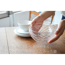 将图片加载到图库查看器，Toyo Sasaki Glass Bowl Reflet Bowl 12 (approx. φ12.4 x 5cm, Made in Japan, Dishwasher Safe, P-50323-JAN)
