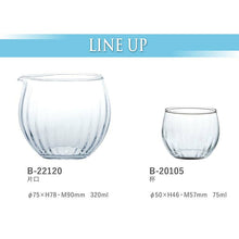 Load image into Gallery viewer, Toyo Sasaki Glass Sake Set, 320ml, Made in Japan, Dishwasher Safe, B-22120 (Sake Server, Sake Bottle, Pourer, Glassware, Sake Set, Glass Pourer, Japanese Sake, Cold Sake, Drinking at Home, Japanese Tableware, Glassware, Tableware Carafe, Water Pitcher)
