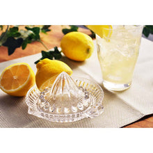 Load image into Gallery viewer, Toyo Sasaki Glass Lemon Juicer, Round, Set of 6, Made in Japan, Dishwasher Safe, P-SGK-101-N (Lemon Juicer, Squeezer, Lemon Squeezer, Juicer, Juice Squeezer, for Lemons, Limes, Citrus Fruits, Standard)
