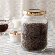 Load image into Gallery viewer, Toyo Sasaki Glass Storage Containers, 820ml, Set of 3, Made in Japan, HW-518-A-JAN (Glass storage containers, jars, canisters, airtight containers, bottles, jam jars, spice containers set)

