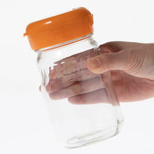 Laden Sie das Bild in den Galerie-Viewer, Toyo Sasaki Glass Preservation Container, Pickling Master 2-Way Pot, 485ml, Set of 2, Made in Japan, Orange, I-77826-OR-JAN-F (Preservation Jar, Glass Preservation Container, Airtight Container, Pickling Container, Pickling Jar, Preservation Jar, Preservation Jar, Canister Set)
