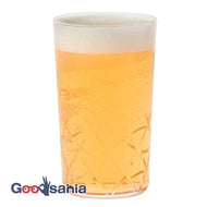 Toyo Sasaki Glass Glass, Thin Ice Design, Yari Cut, 150ml, Small Size Beer Glass, Made in Japan, Dishwasher Safe, B-21105CS-C745 (Beer Glass, Small Size Beer Glass, Mini Beer Glass, Tumbler, Glass Cup, Beer Glass)