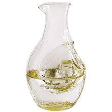 Laden Sie das Bild in den Galerie-Viewer, Toyo Sasaki Glass Carafe Takasegawa Amber Cold Sake Carafe 340ml Made in Japan 61227DGY (Sake vessel, cold sake vessel, tokkuri, sake bottle, Japanese sake, sake vessel, sake goods, cold sake, ice pocket for cold sake, ice holder, ice pocket included, drinking at home)
