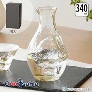 Toyo Sasaki Glass Carafe Takasegawa Amber Cold Sake Carafe 340ml Made in Japan 61227DGY (Sake vessel, cold sake vessel, tokkuri, sake bottle, Japanese sake, sake vessel, sake goods, cold sake, ice pocket for cold sake, ice holder, ice pocket included, drinking at home)