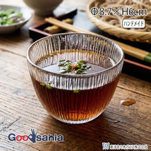 Load image into Gallery viewer, Toyo Sasaki Glass Nagisa Soba Cup, approx. φ8.7 x H6cm, Made in Japan, 46225 (Soba cup, soba bowl, free cup, small bowl, glass bowl, glass bowl, glass tableware, tableware, Japanese tableware, small plate, condiment dish)

