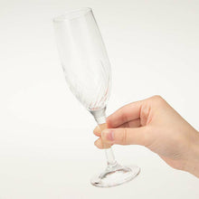 Load image into Gallery viewer, Toyo Sasaki Glass Champagne Glass, Trunk Flute, 165ml, Made in Japan, Dishwasher Safe, 30G54HS-E101 (Flute Glass, Champagne Glass, Champagne, Flute Champagne Glass, Stem Glass)
