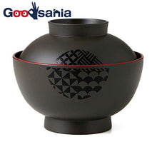 将图片加载到图库查看器，Bowl Fukue Zoni Bowl Black   12.6x10.4cm
