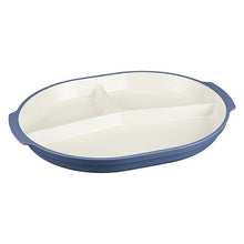 Load image into Gallery viewer, Plate Caston Lunch Plate Blue 26.5x20.3x2.8cm (Dish, Plate, Divider, Tableware, Lightweight, Light Plastic, Break-resistant, Serving Plate, Microwave Safe, Dishwasher)
