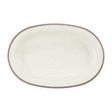 将图片加载到图库查看器，Bowl RETRO MODA Oval Bowl Gray 24.8x16.7x4.5cm
